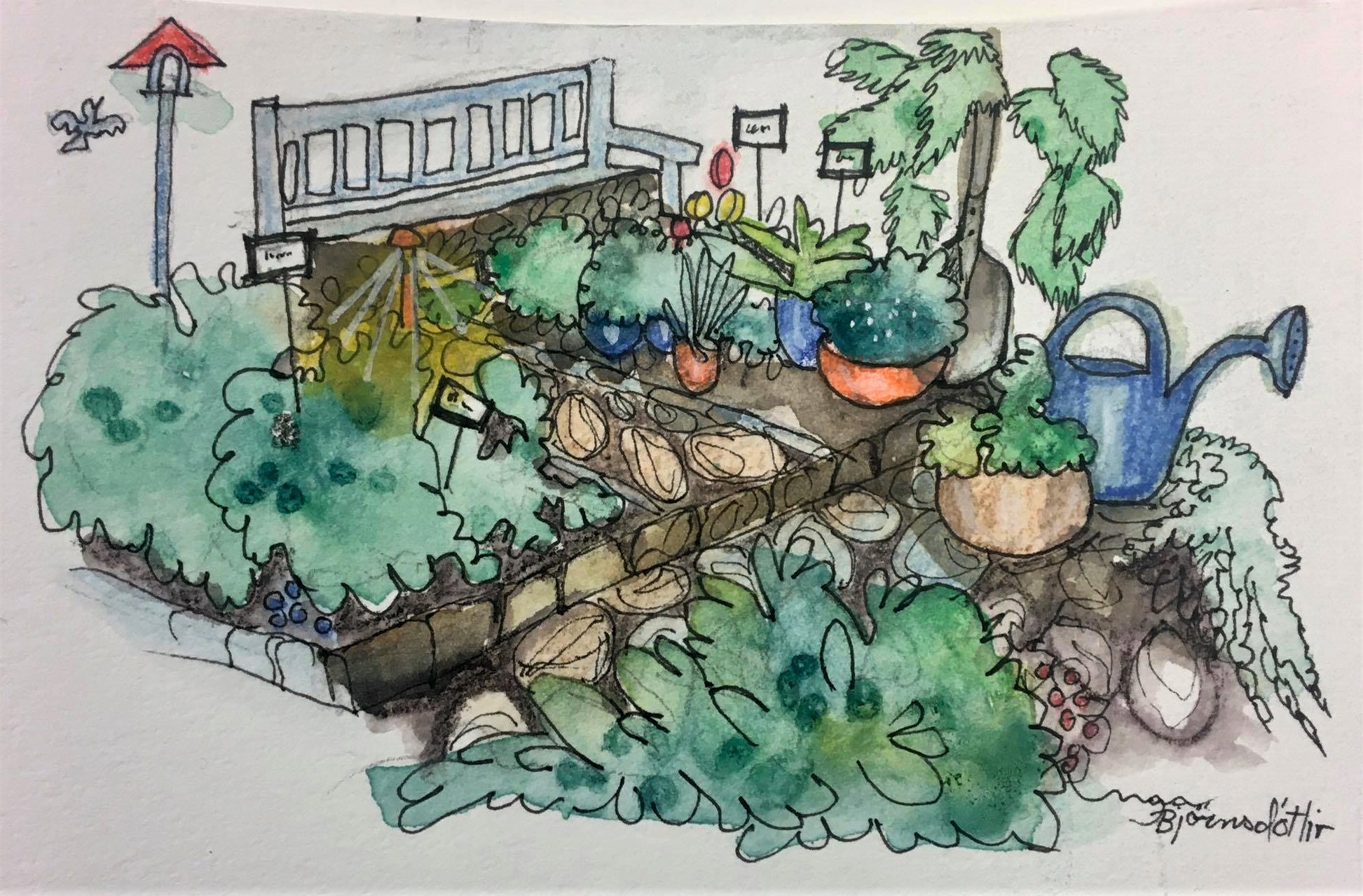 Aðveitustöð verður gróðrarstöð