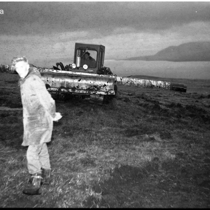 Vatnslögnin ofan úr Gili