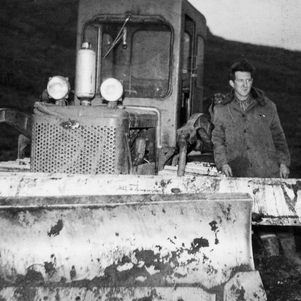 Vatnslögnin ofan úr Gili