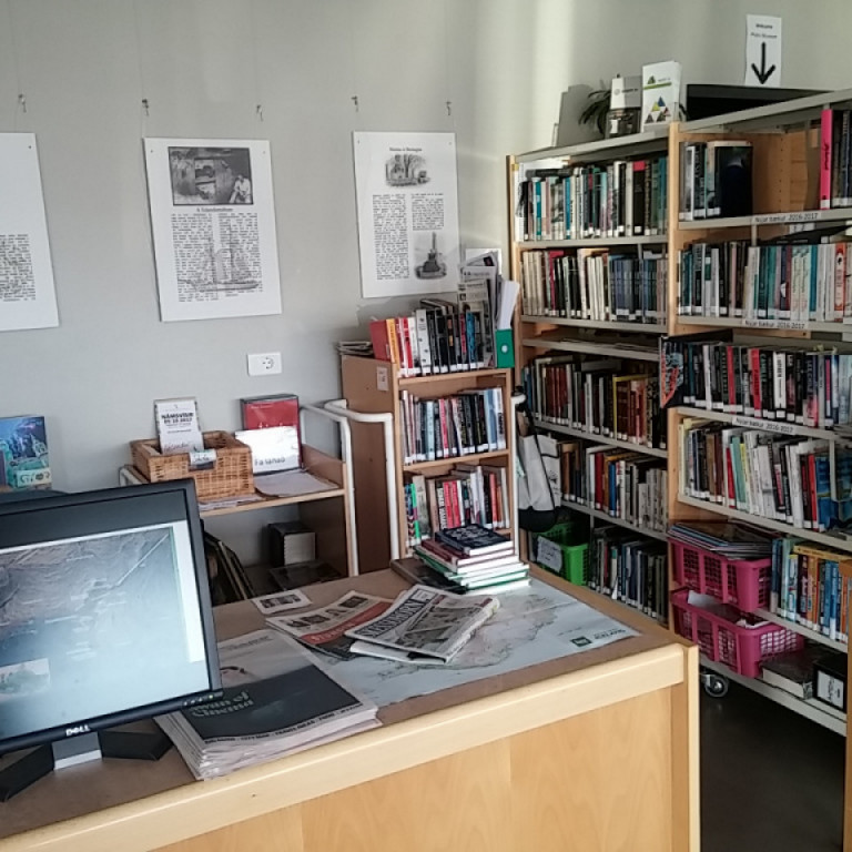 Afgreiðsla bókasafnsins í Sögumiðstöðinni í Grundarfirði, 2018