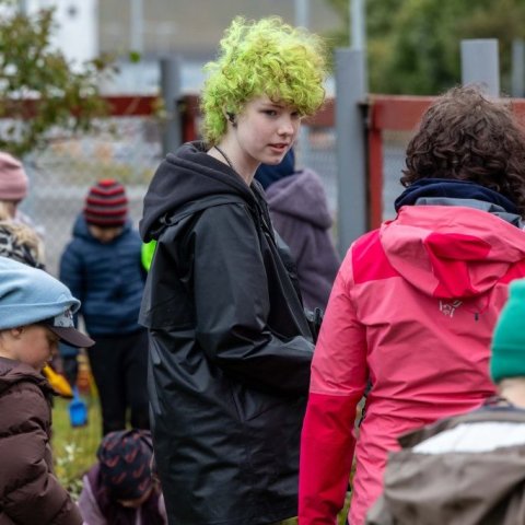 Gróðursetning í leikskólalóð