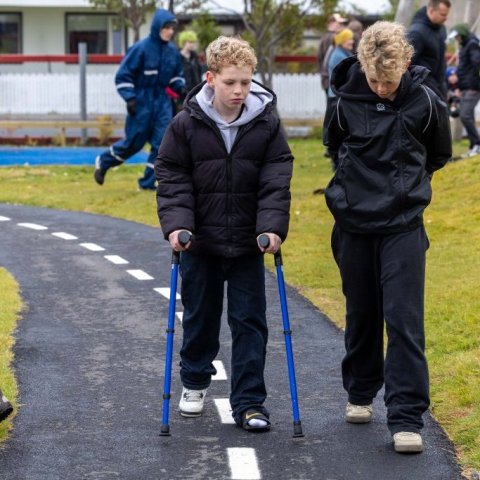 Gróðursetning í leikskólalóð