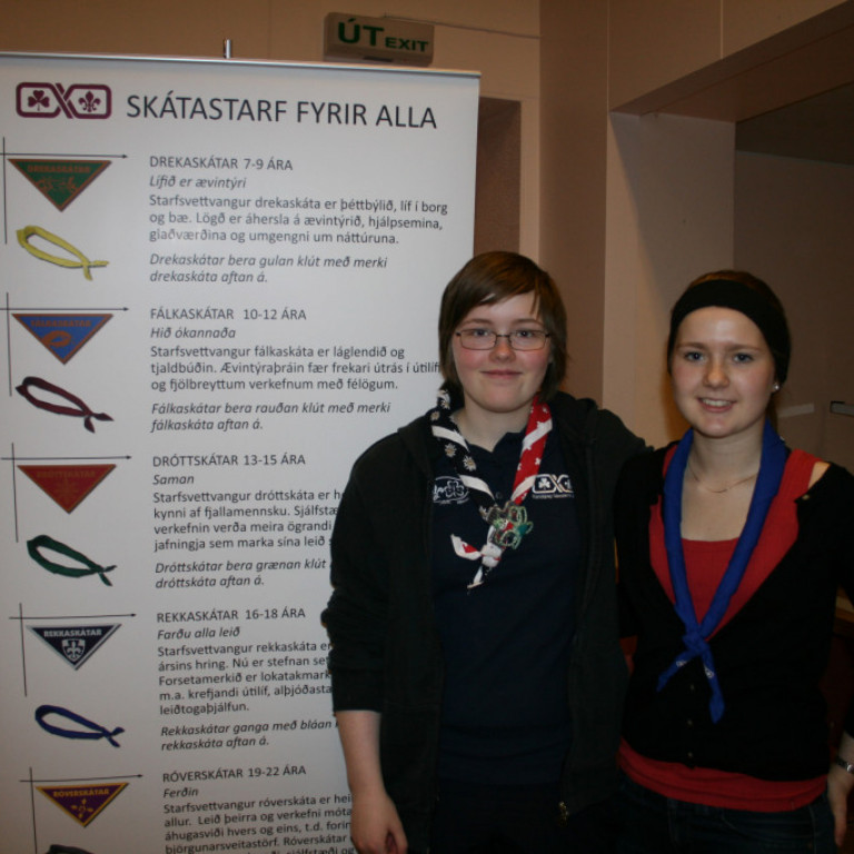 Skátafélagið Örninn. Kynning kvenfélagsins á félögum sem starfa í Grundarfirði og Eyrarsveit haustið 2009.