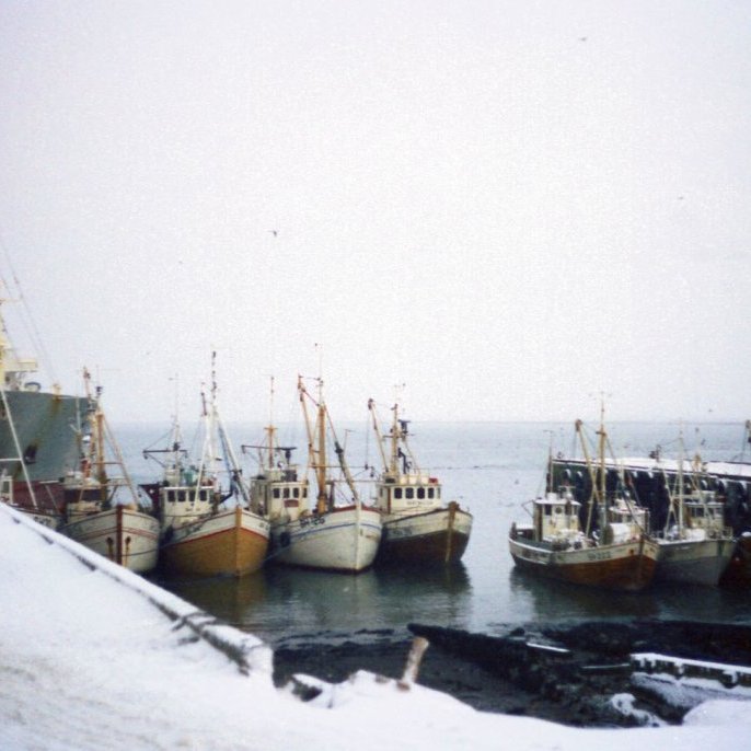 Grundarfjörður árið 1974. Grundarfjarðarhöfn.