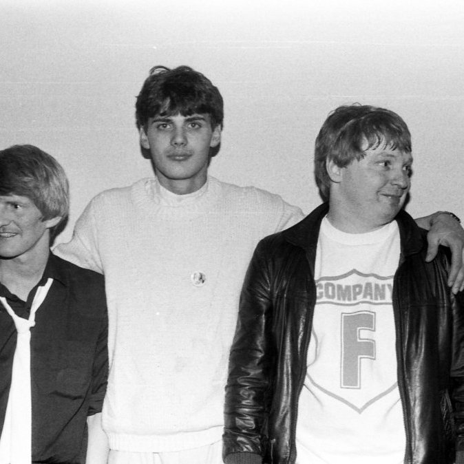 Félagarnir Sigmundur Elíasson, Sævar Gíslason og Gústaf Þorsteinsson.