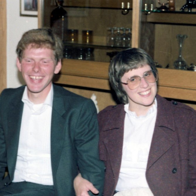 Afmæli Þorkels á Akurtröðum. Hjónin í Nýjubúð Kjartan Jósefsson og Sigríður Diljá Guðmundsdóttir.