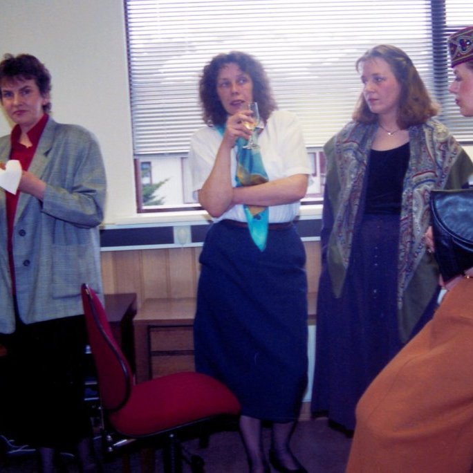 Þessar flottu konur eru talið frá vinstri, Hjördís Hlíðkvist Bjarnadóttir, Árdís Sveinsdóttir, Guðlaug Pétursdóttir, Þorgerður Hreiðarsdóttir og Sigríður Anna Þórðardóttir.