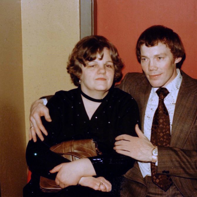 Hjónin Jóhanna Steinþóra Gústafsdóttir og Ívar Árnason á góðri stund.