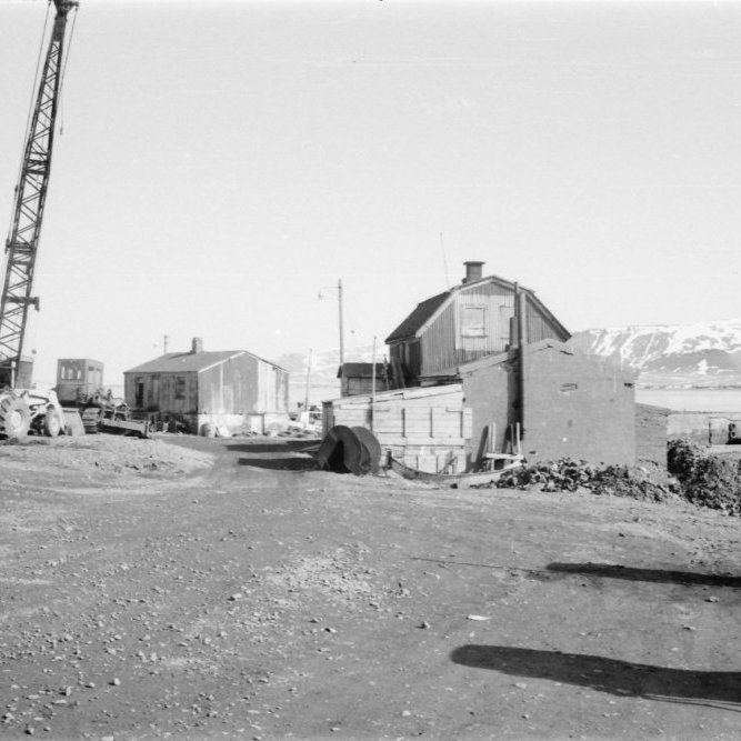 Mikil breyting hefur orðið á hafnarsvæðinu síðan Bæring tók þessa mynd í kringum 1960