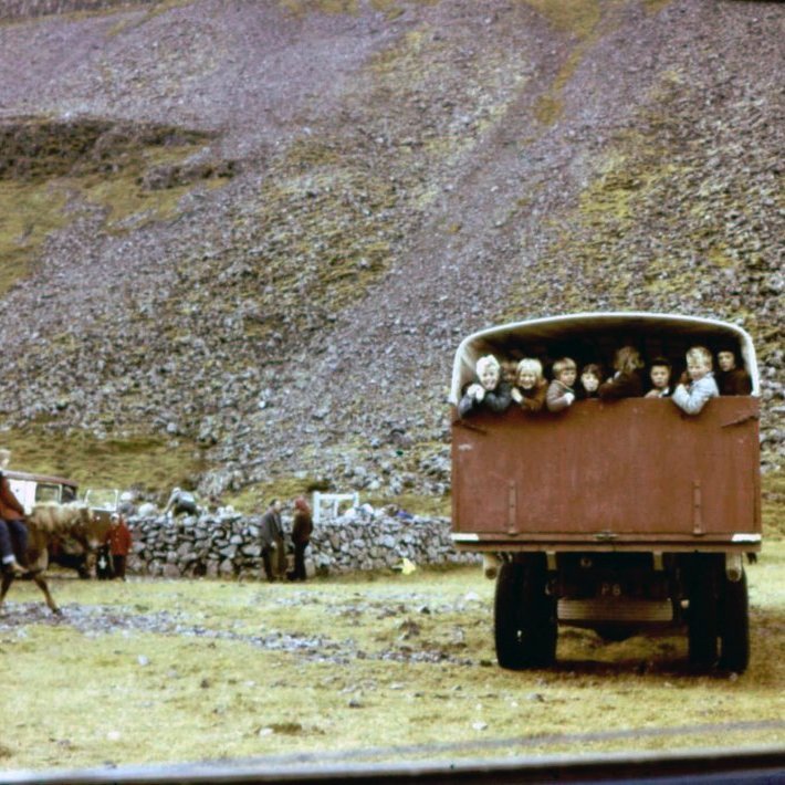 Það var alltaf fjör og stemming í Grundarrétt.