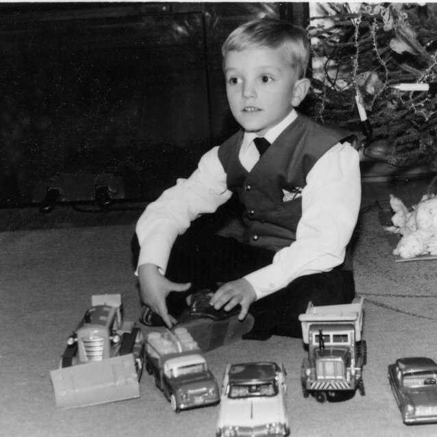 Sigurbjörn Magnússon á jólunum árið 1964