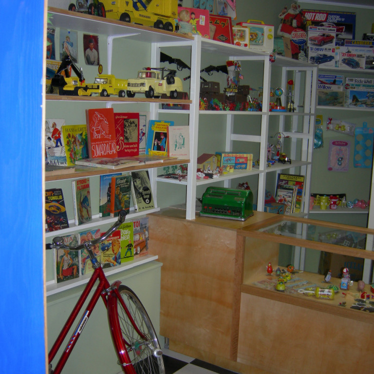 Eftirlíking af verslun Þórðar Pálssonar frá 6. og 7. áratugnum