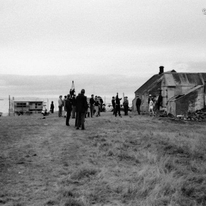 Steinþórsmótið haldið á túninu við Fagurhólsbæinn.