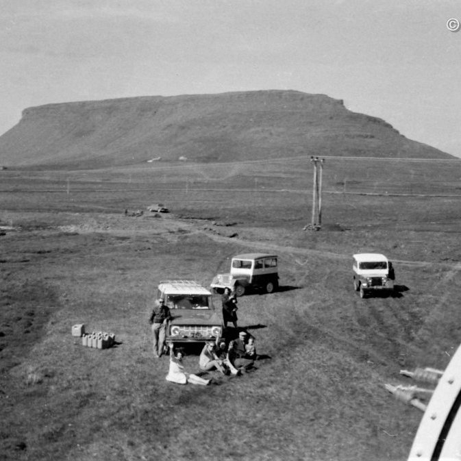 Fjárheld girðing var sett upp ofan við Mýrarhyrnu.