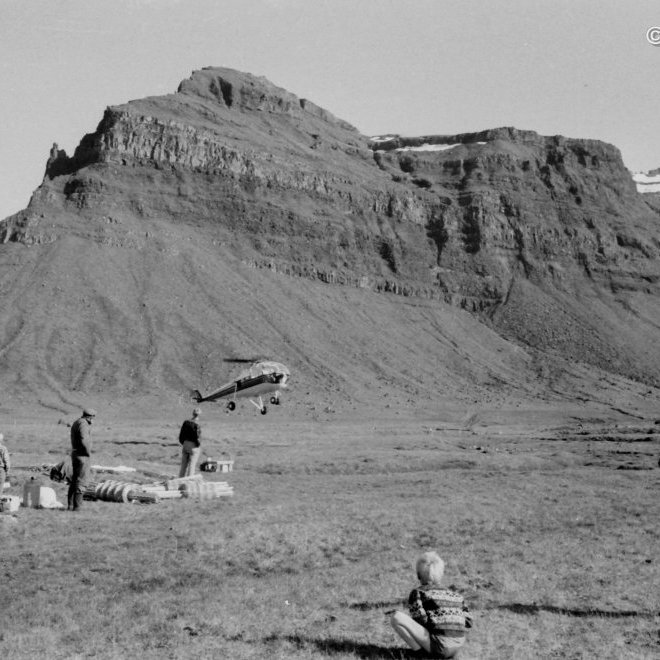 Fjárheld girðing var sett upp ofan við Mýrarhyrnu.