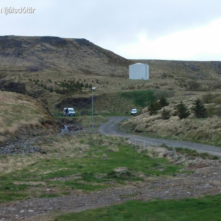 Tjaldstæðið í gömlu námunni