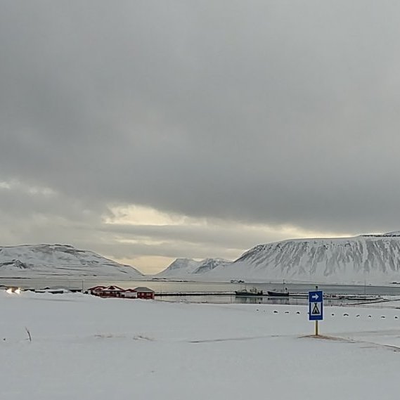 Tjaldstæðið að vetri