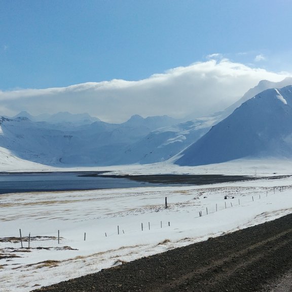 Séð inn Kolgrafafjörð