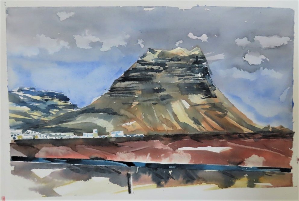 Eitt af verkum Guðmundar Ármanns Sigurjónssonar af Snæfellsnesi, í júní 2020.