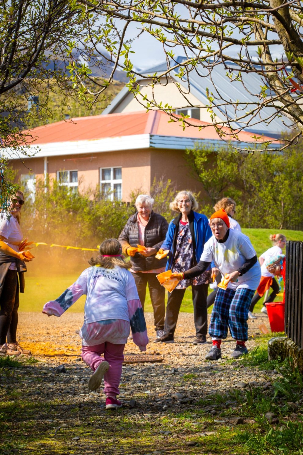 1. sæti í ljósmyndasamkeppni Grundarfjarðarbæjar 2023. Diana Arcila með mynd úr litahlaupi grunnskól…
