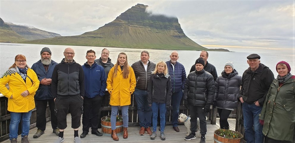 Frá fyrsta Spjallara-kvöldinu, í júní 2020.