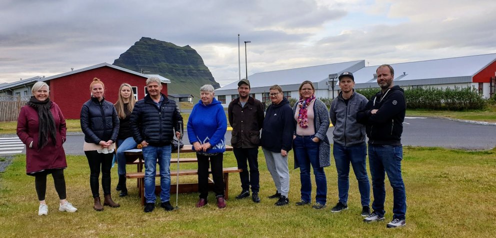 Frá umhverfisrölti 18. ágúst sl.