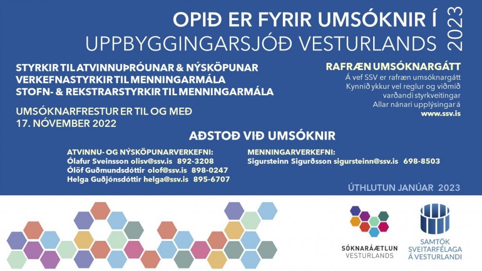 Uppbyggingarsjóður Vesturlands 2023
