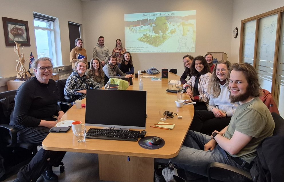 Heimsókn frá Landbúnaðarháskóla Íslands