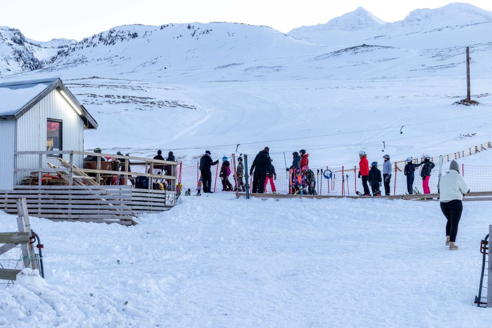 Mynd: Tómas Freyr Kristjánsson, skíðasvæðið 8. febrúar 2024.