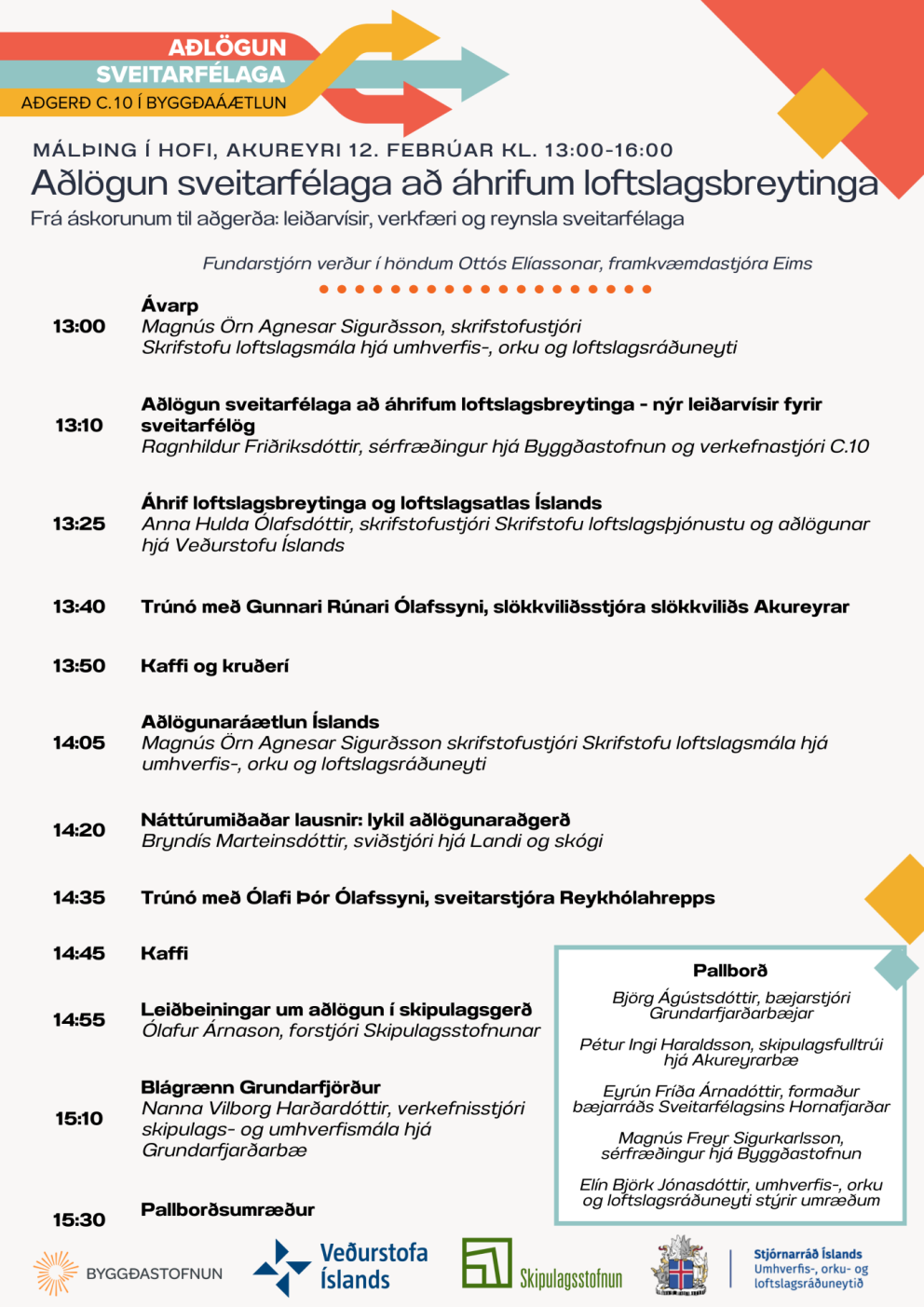 Grundarfjarðarbær á Málþingi í Hofi