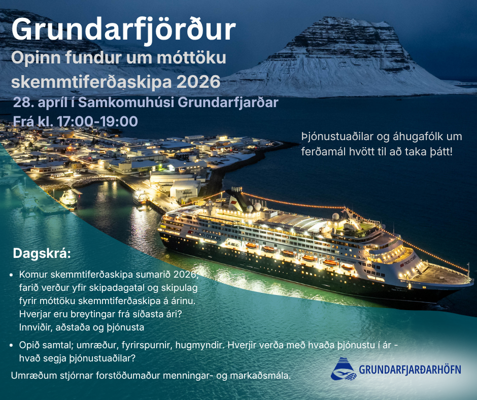 Opinn fundur um móttöku skemmtiferðaskipa 2026