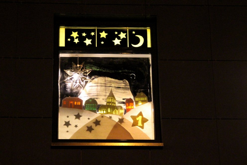 Jólagluggi 1. desember