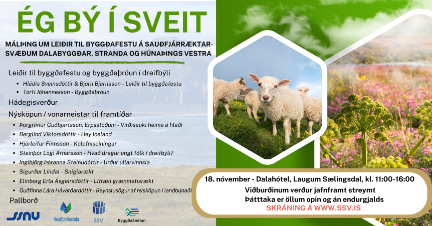 Ég bý í sveit – Málþing um leiðir til byggðafestu