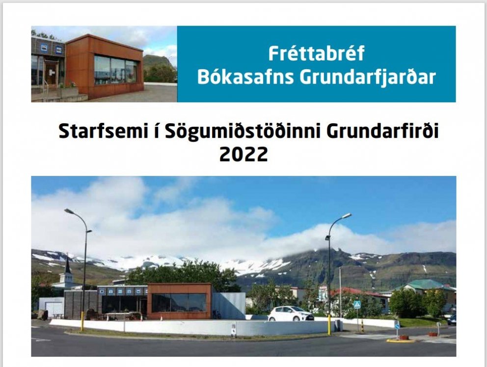 Fréttabréf Bókasafns Grundarfjarðar nóvember 2022.