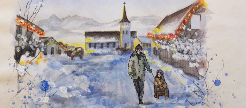 Mynd eftir Ingu Björnsdóttir