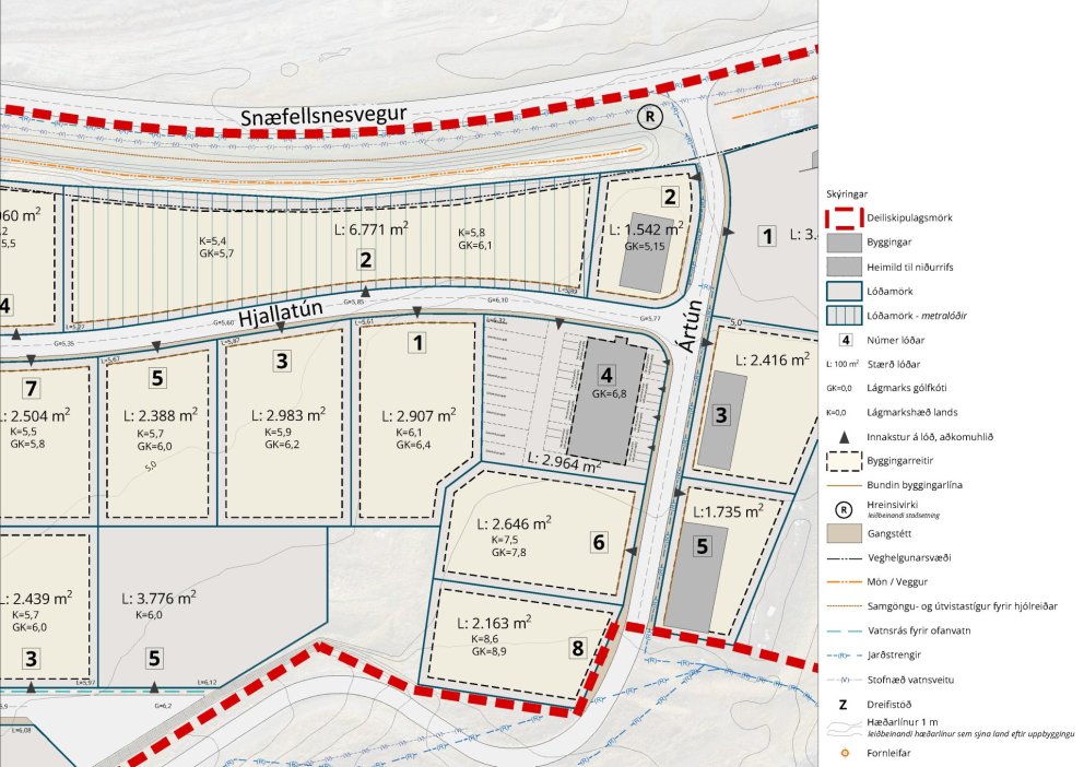 Hjallatún - tvær lóðir til umsóknar