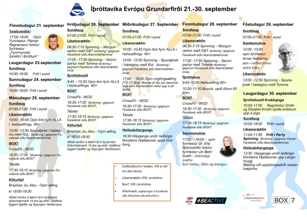 Íþróttavika Evrópu í Grundarfirði