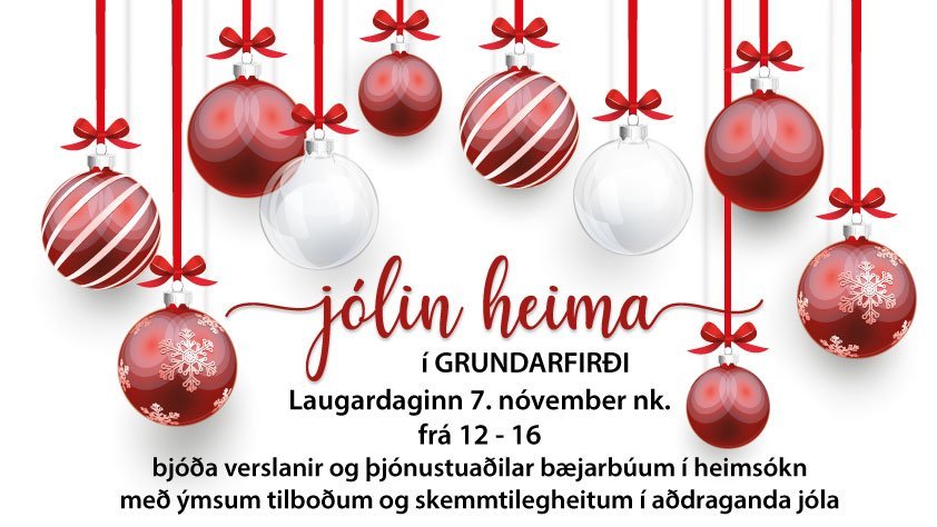 Frá verslunum og þjónustuaðilum: Jólin heima í Grundarfirði
