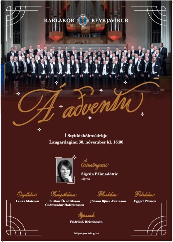 Karlakór Reykjavíkur býður á tónleika