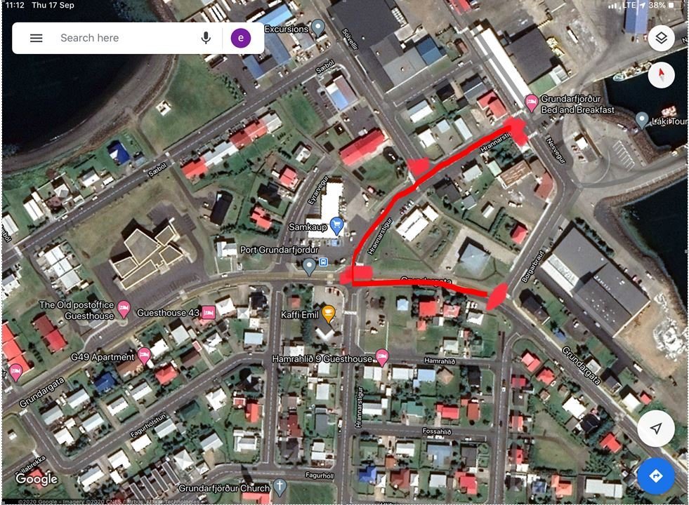 Vitjanir - Lokun gatna við heilsugæslu