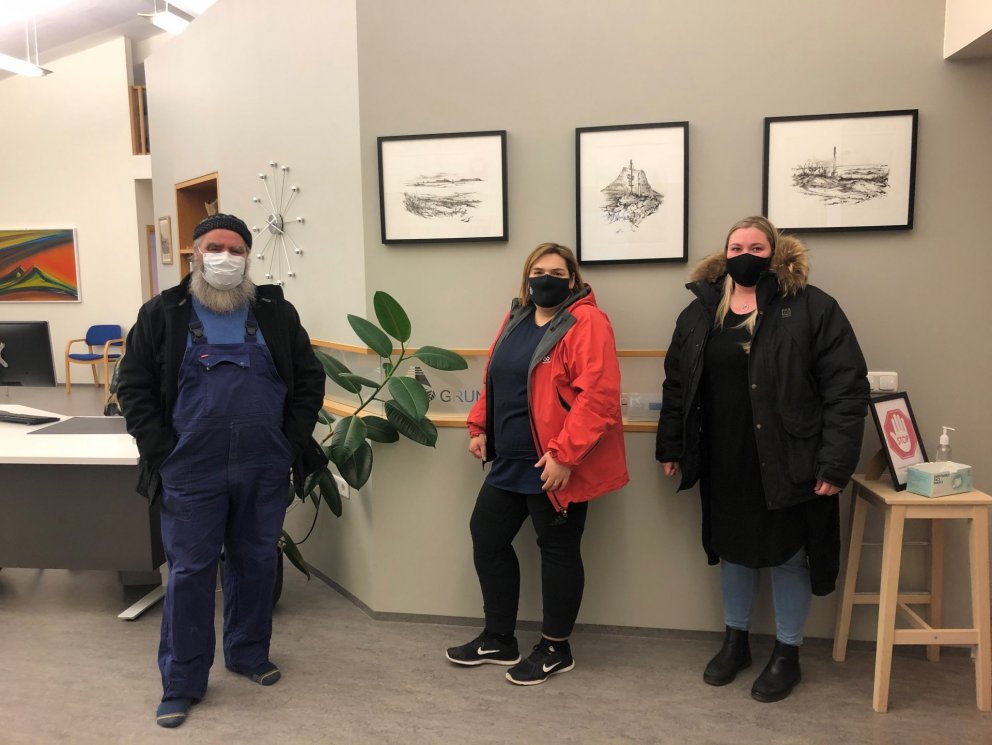 Dómnefnd ljósmyndasamkeppninnar f.v. Lúðvík Karlsson, Eygló Bára Jónsdóttir formaður og Guðrún Ólöf …