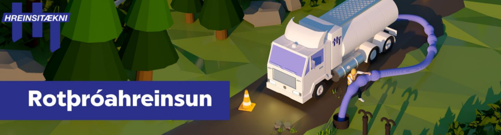 Tæming rotþróa 9.-12. júlí 2024