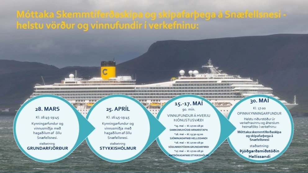 Móttaka skemmtiferðaskipa og farþega á Snæfellsnesi