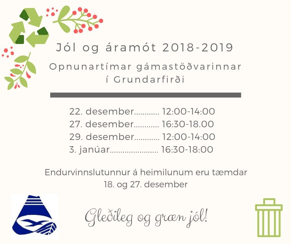 Sorphirða í Grundarfirði um jól og áramót