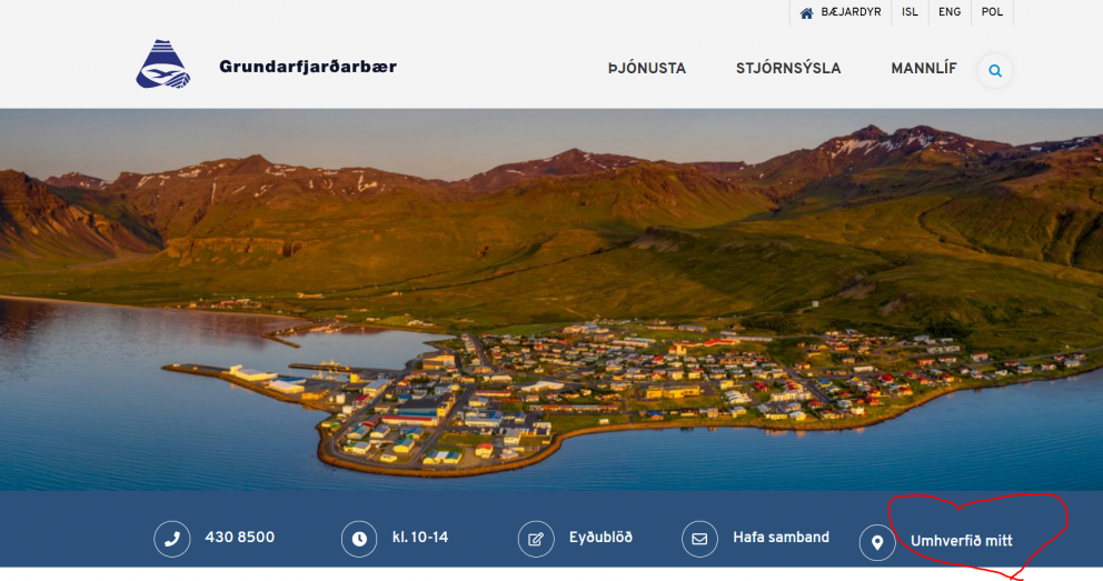 Umhverfið mitt - sendu inn ábendingu!