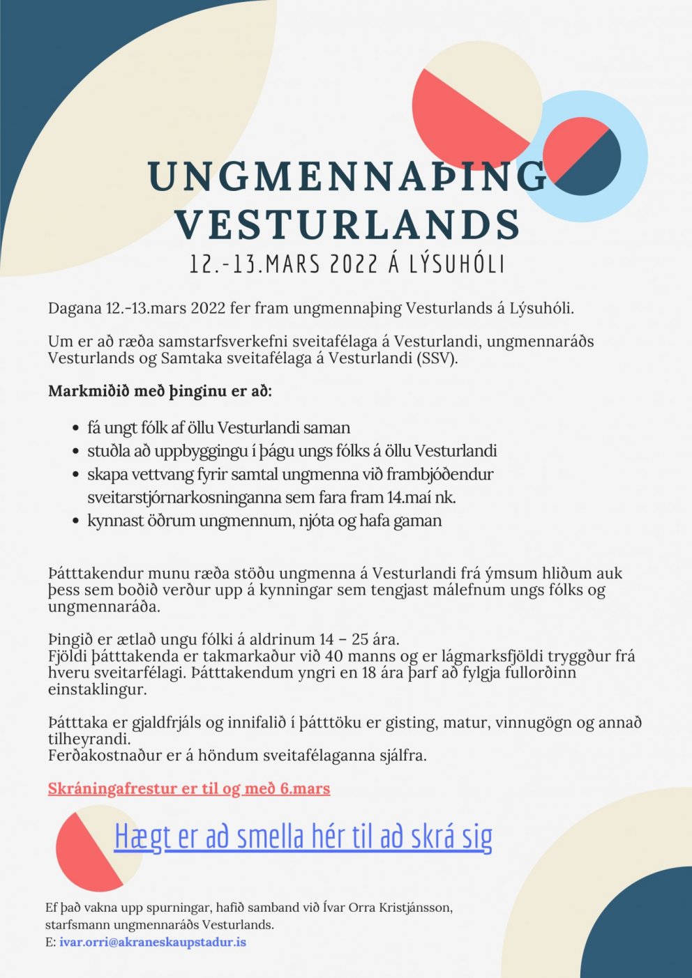 Ungmennaþing Vesturlands