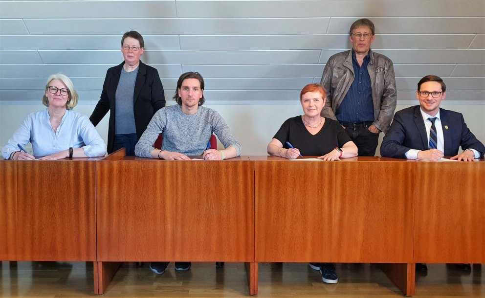 Fulltrúar sveitarfélaganna fjögurra ásamt nýráðnum skipulagsfulltrúa og byggingarfulltrúa í júlí sl.…