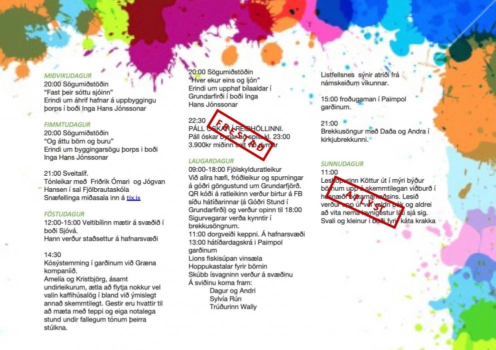 Á góðri stund í Grundarfirði