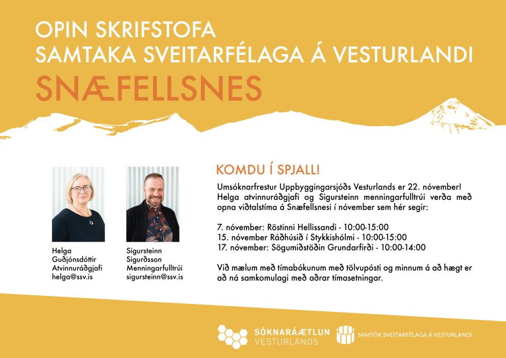 Viðvera atvinnuráðgjafa og menningarfulltrúa