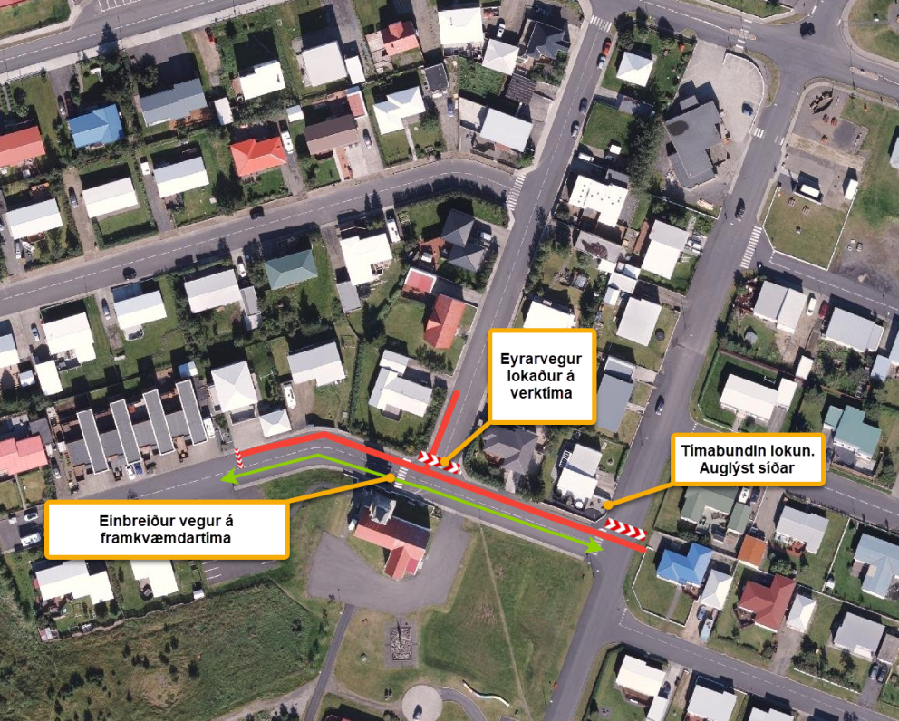 Skýringarmynd frá Veitum